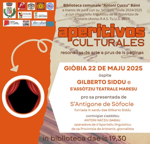 Visualizza la notizia: Bàini: presentada de s’Antìgone de Sòfocle furriada in sardu