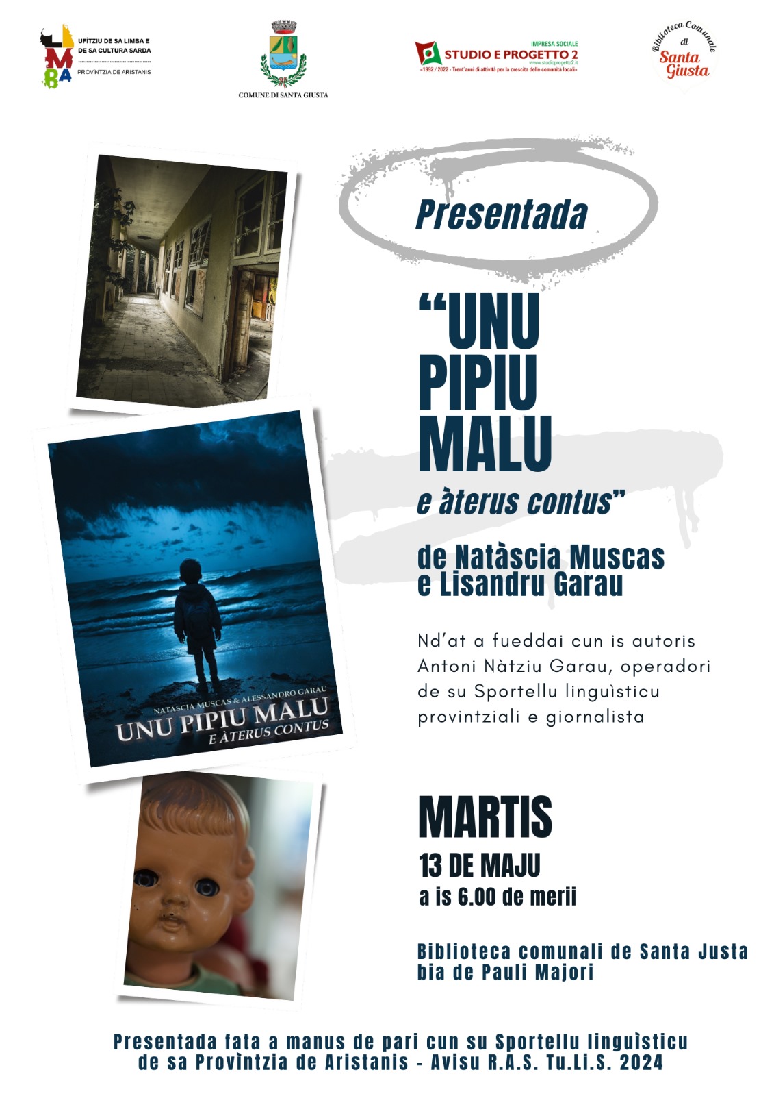 Visualizza la notizia: Santa Justa: presentada de su libru Unu pipiu malu e àterus contus