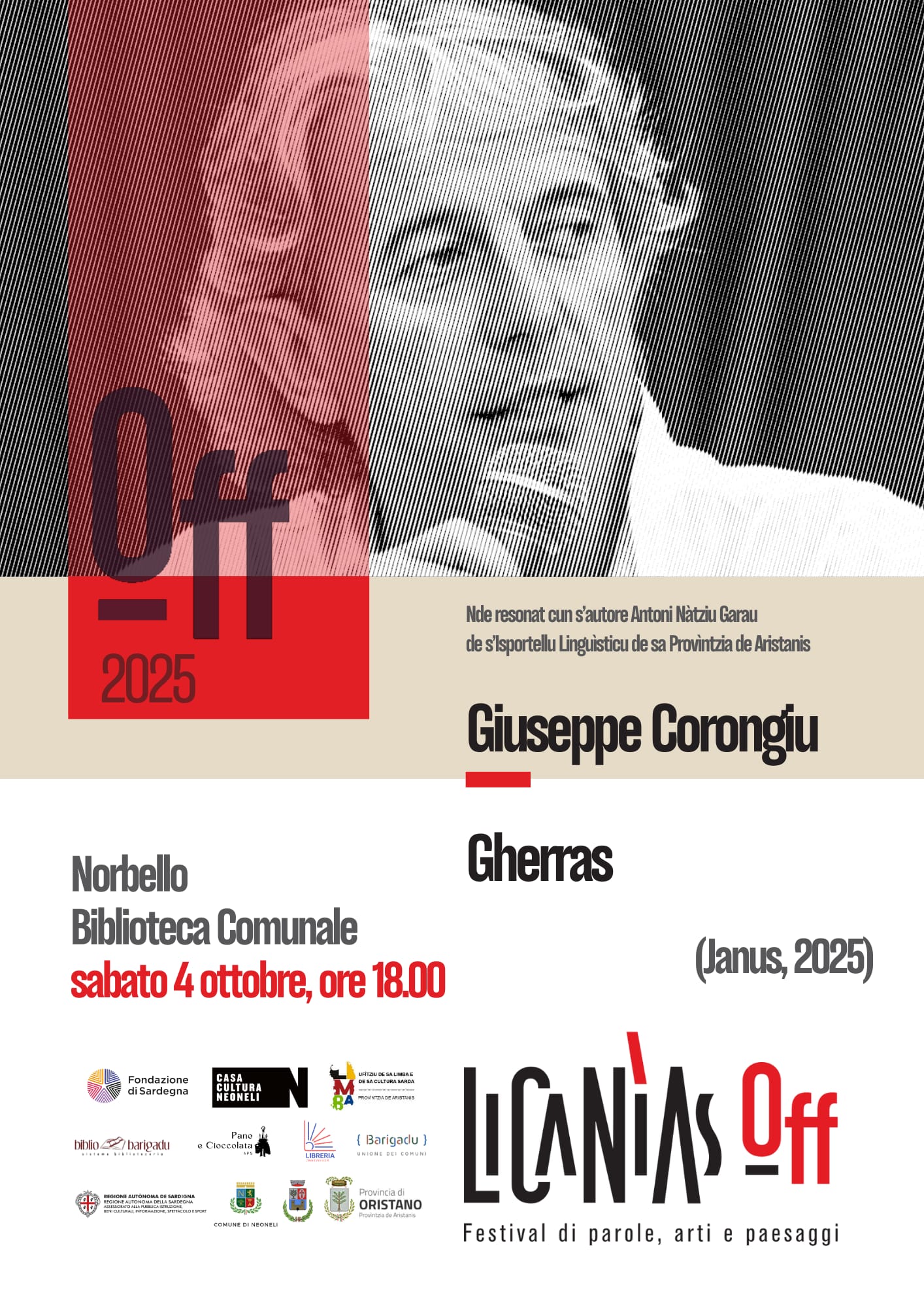 Visualizza la notizia: In Norghiddo sa presentada de su libru Gherras de Giuseppe Corongiu